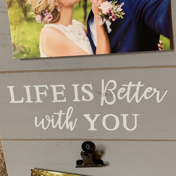 Life Is Better With You Unique Photo Stand by New View Gifts - Picture 3 of 6